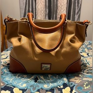 Dooney & Burke  Large satchel pebbled leather with coin purse